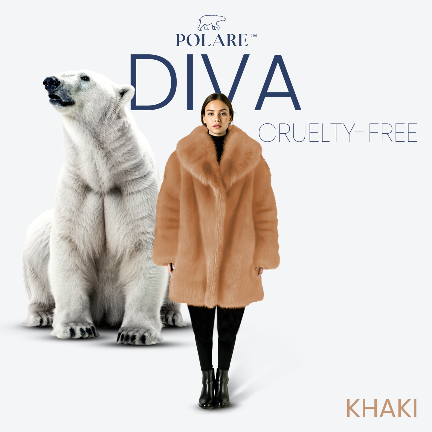 Polare™ Diva - Luxe Faux Fur Coat