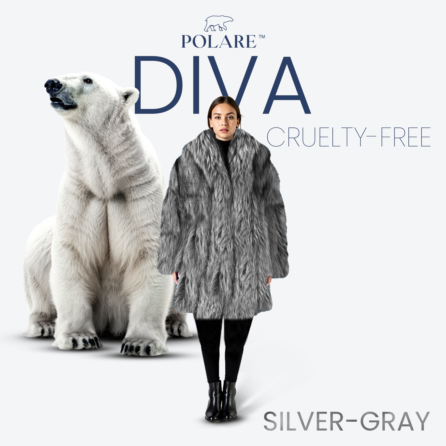 Polare™ Diva - Luxe Faux Fur Coat